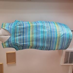 Blue watercolors dress size size 18 like and XL